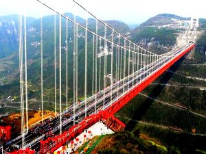 В Китае построили самый высокий мост на планете